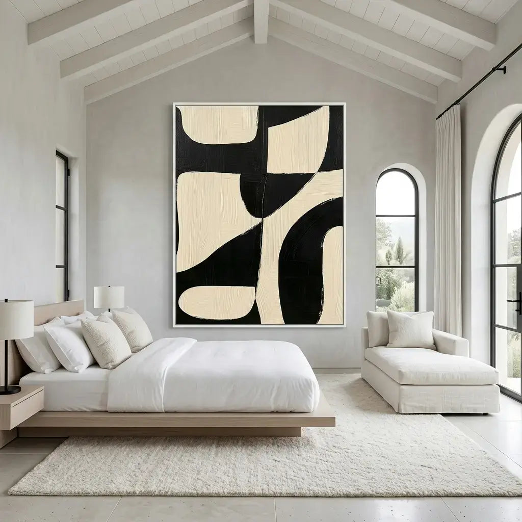 Black & Ivory: Canvas Wall Art