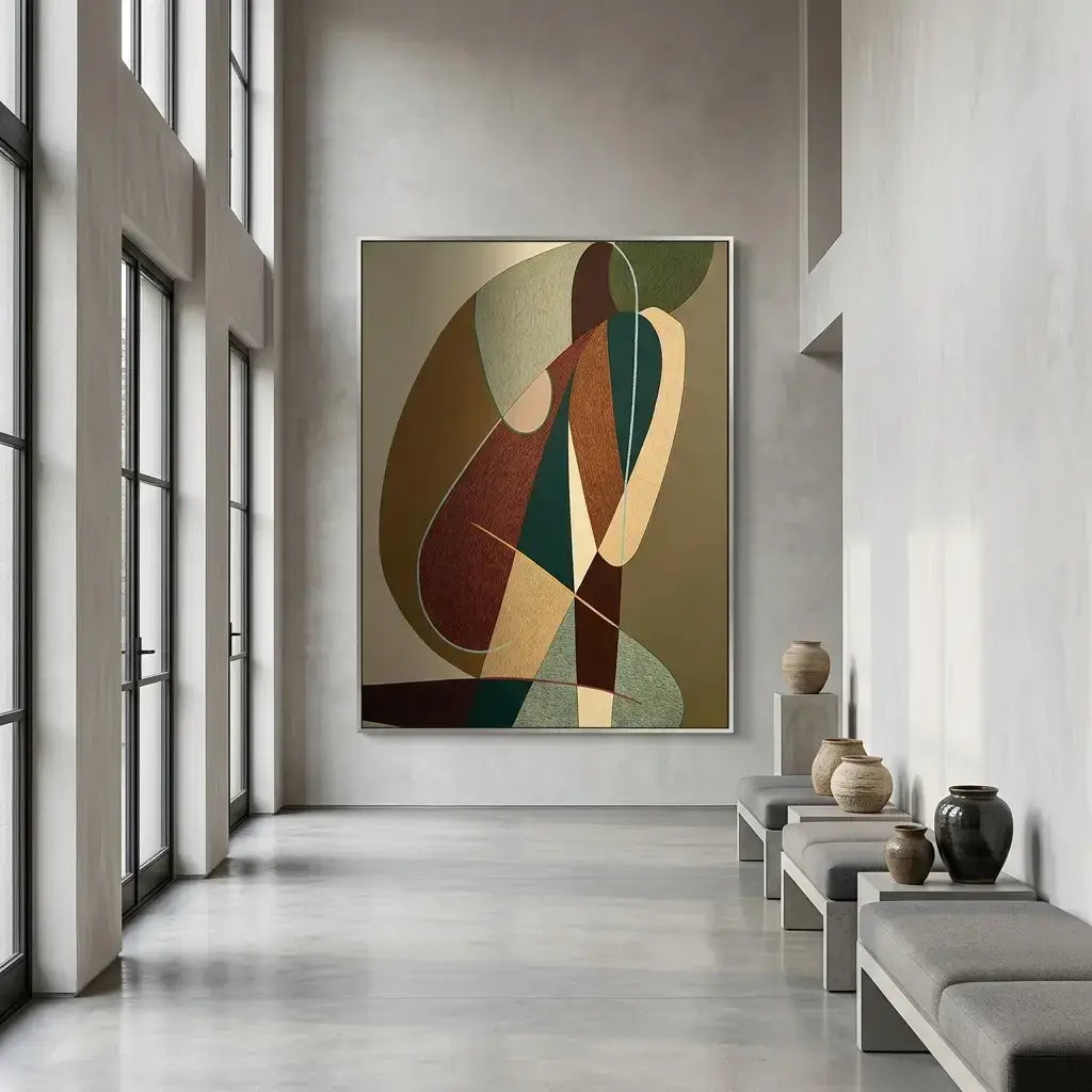 Curved Motion: Canvas Wall Art