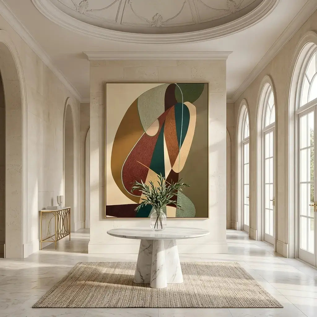 Curved Motion: Canvas Wall Art