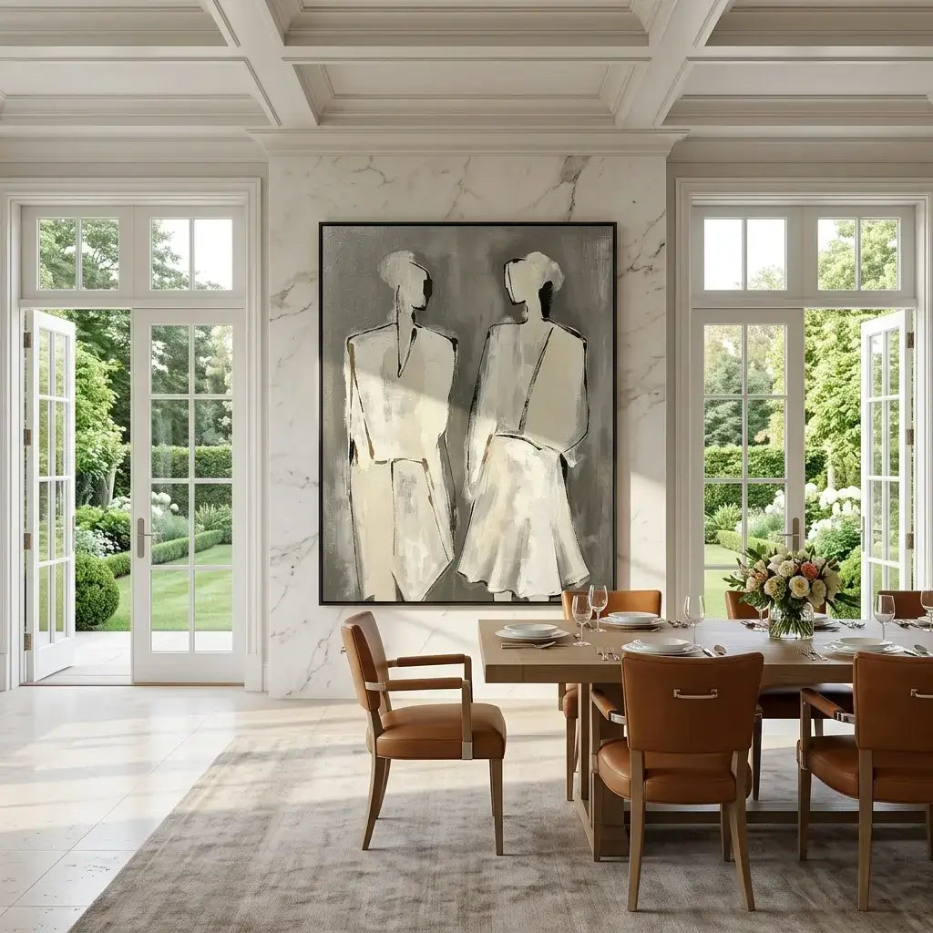 Silent Figures: Canvas Wall Art