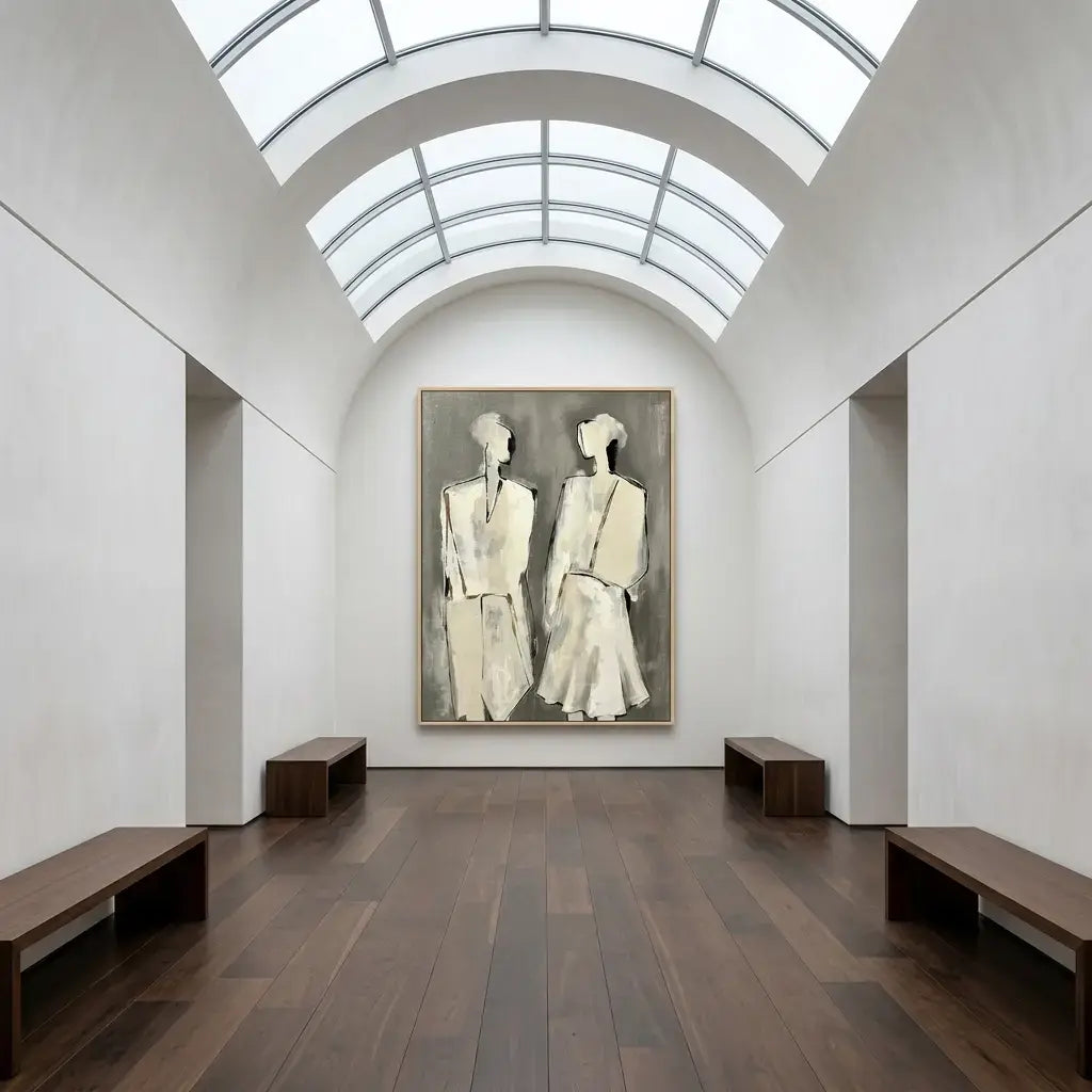 Silent Figures: Canvas Wall Art
