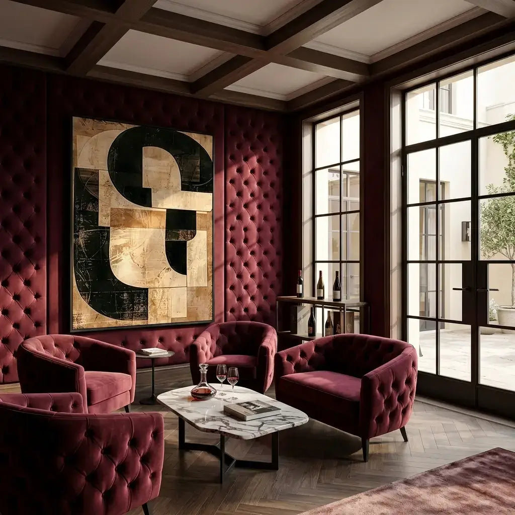 Golden Structure: Canvas Wall Art