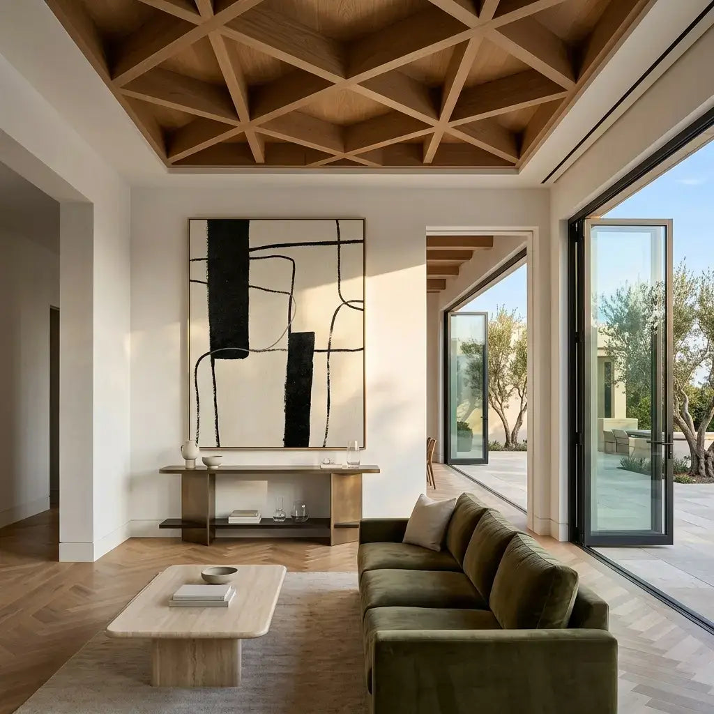 Linear Balance: Canvas Wall Art