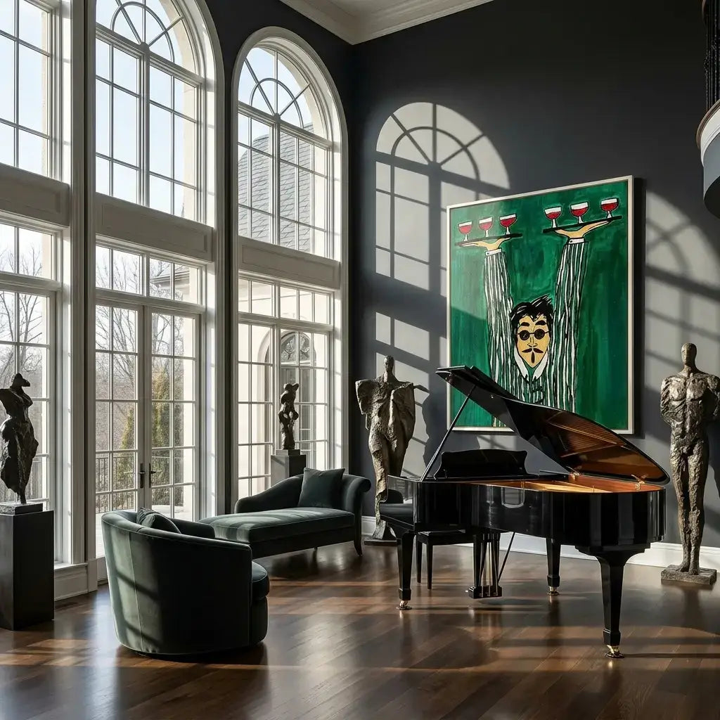 Behind the Glass: Canvas Wall Art