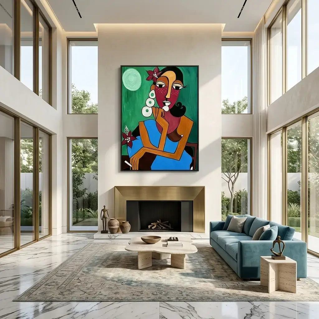 Sunday Blue: Canvas Wall Art
