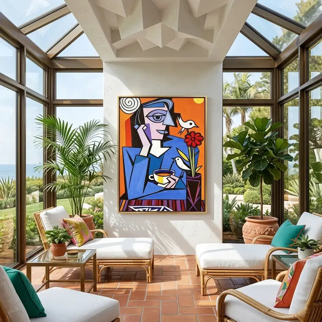 The Blue Room: Canvas Wall Art