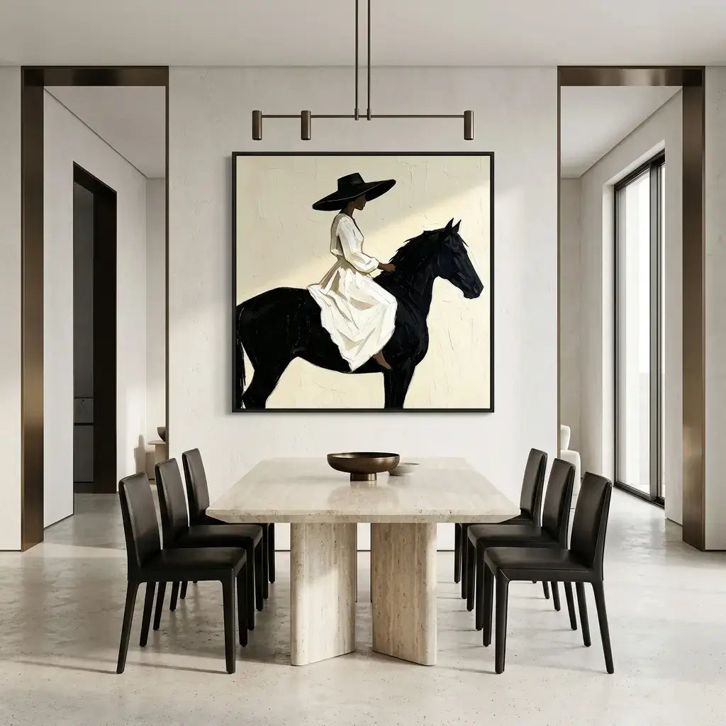 Lady Rider Wall Art