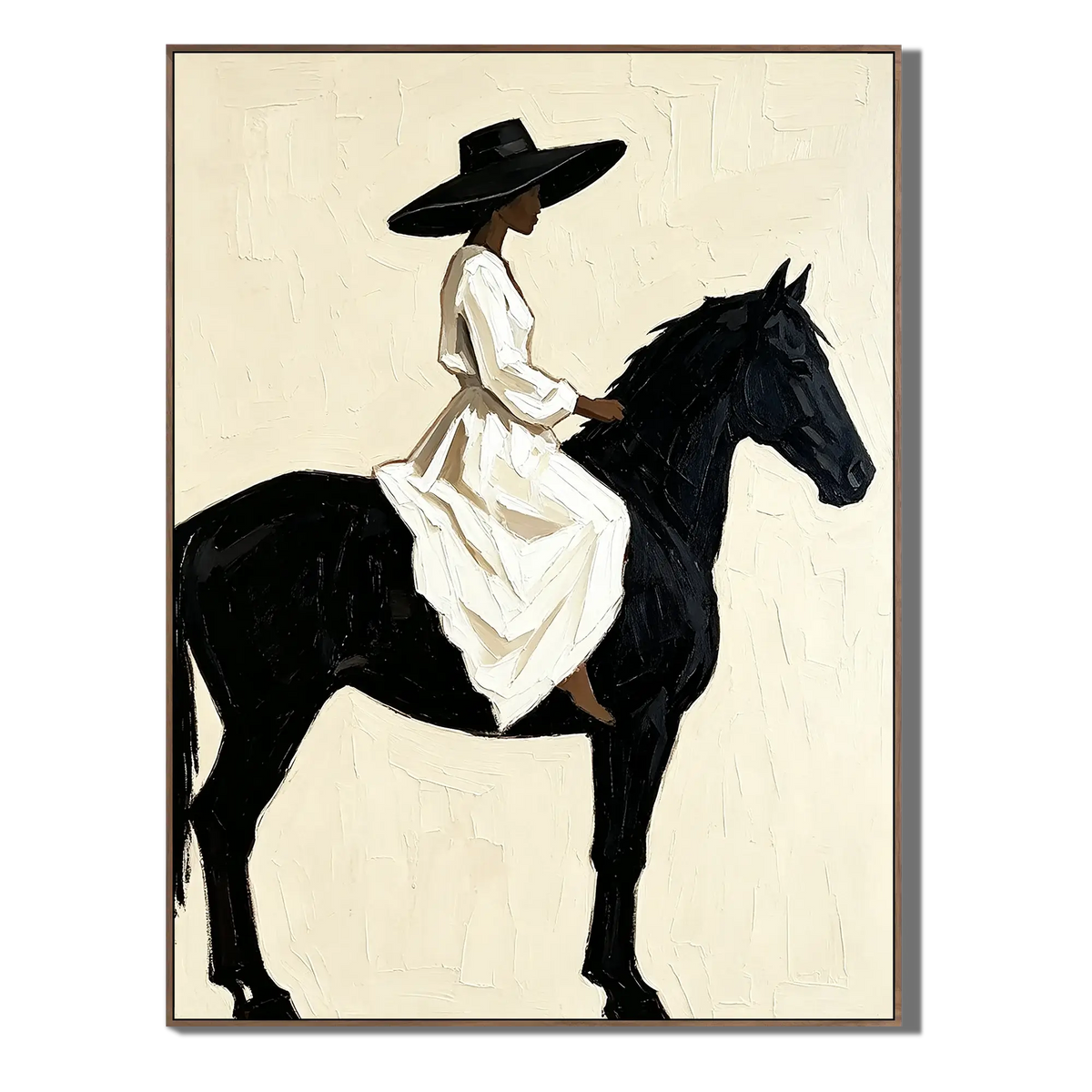 Lady Rider Wall Art