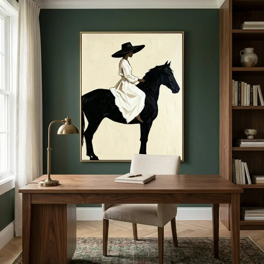 Lady Rider Wall Art