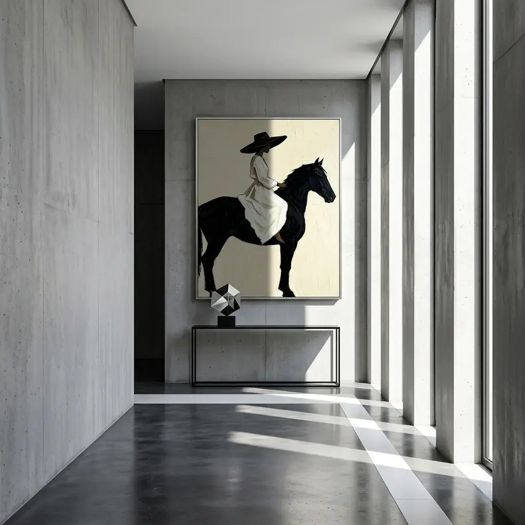 Lady Rider Wall Art