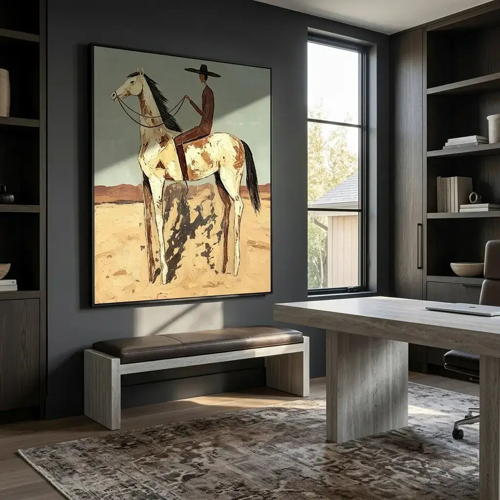 Desert Horseman Wall Art