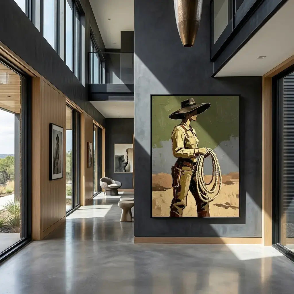 The Wrangler Wall Art