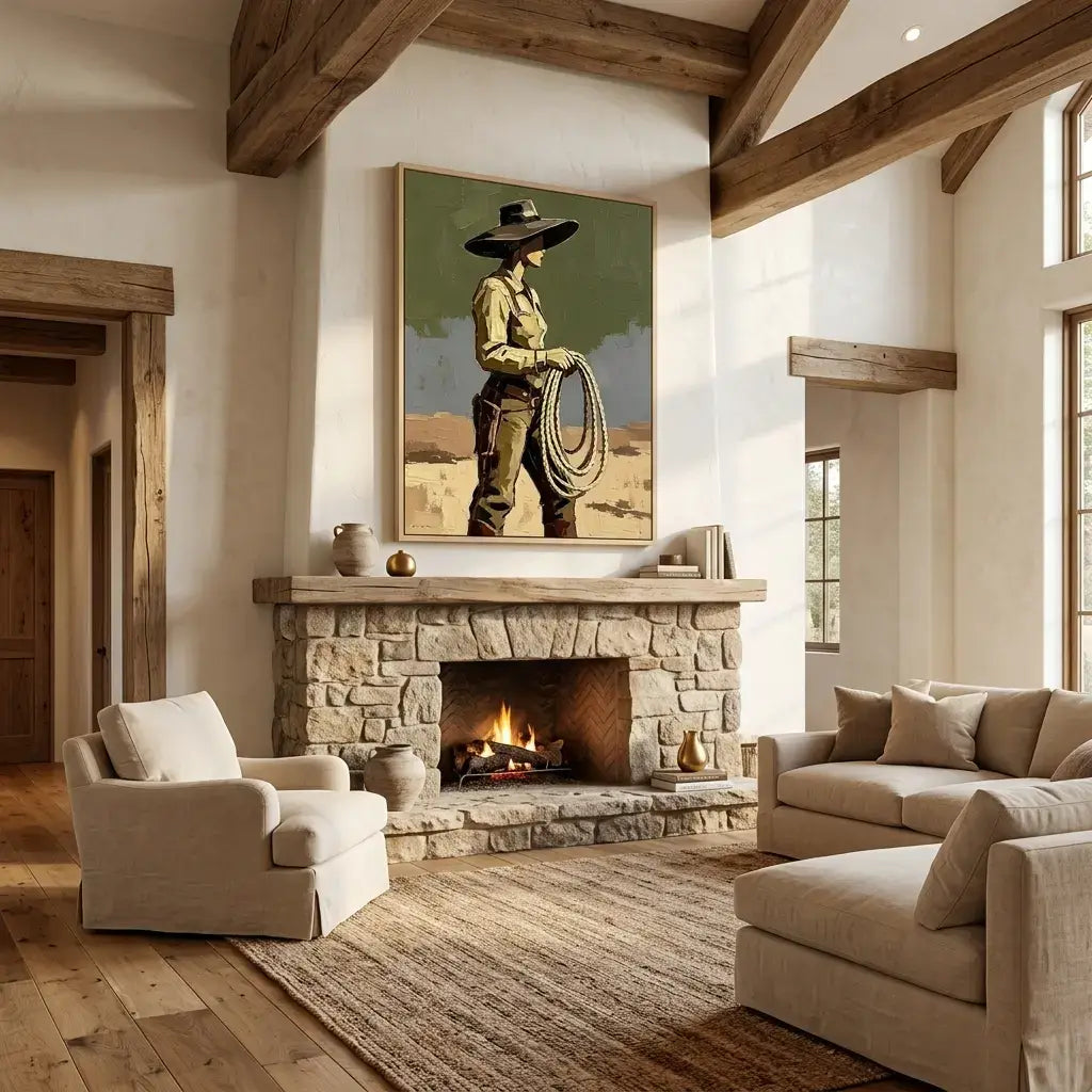 The Wrangler Wall Art