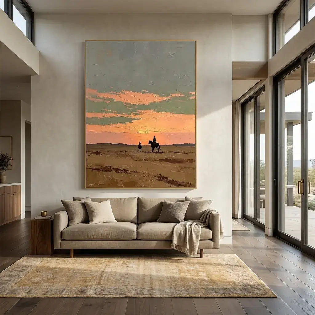 Western Sunset Wall Art