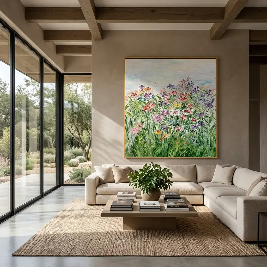 Meadow Bloom Canvas Art
