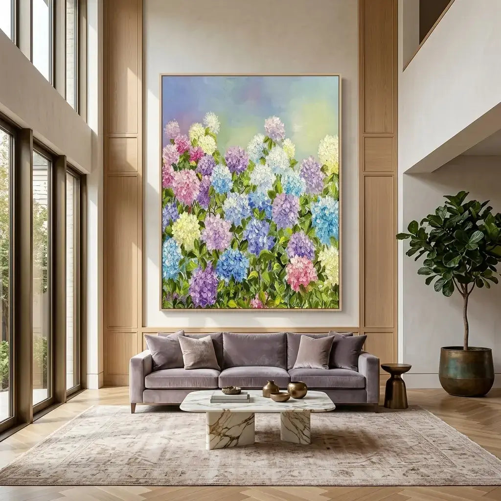 Lavender Garden Canvas Art
