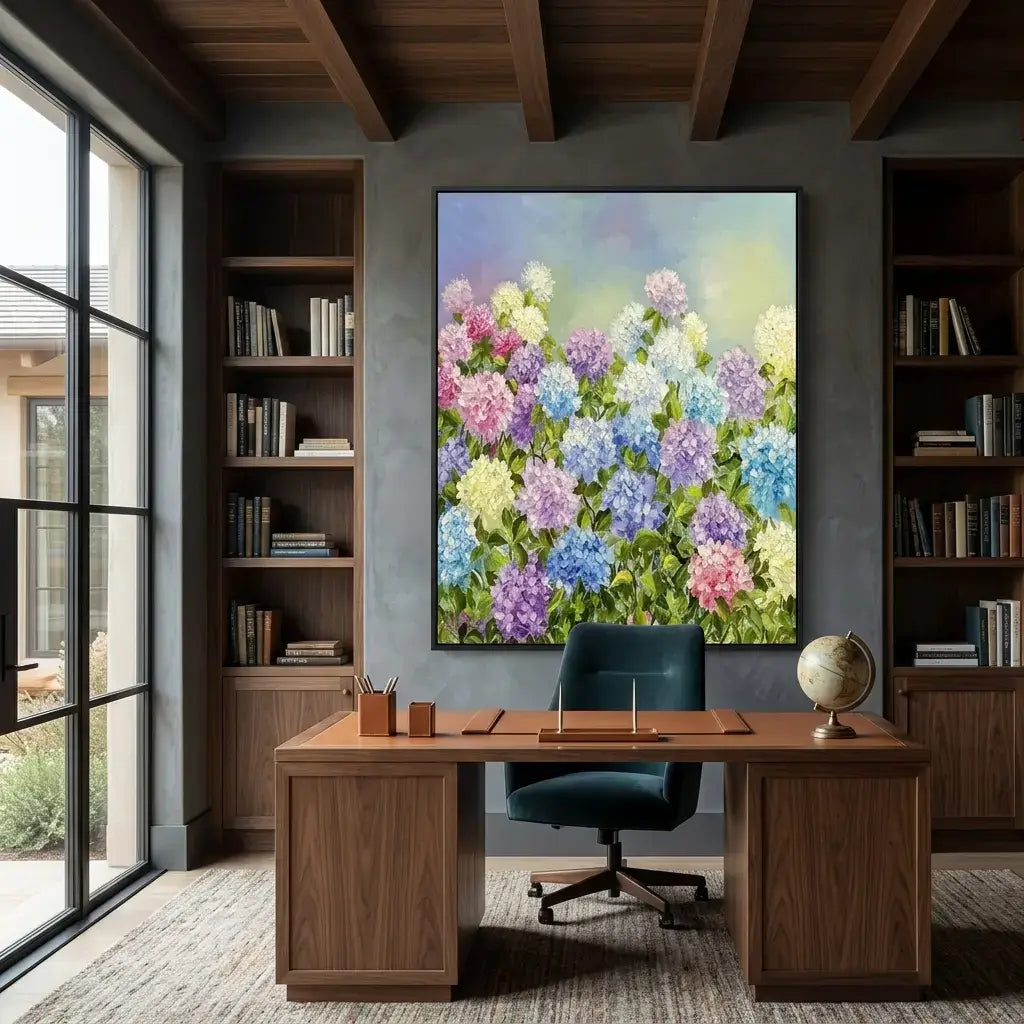Lavender Garden Canvas Art