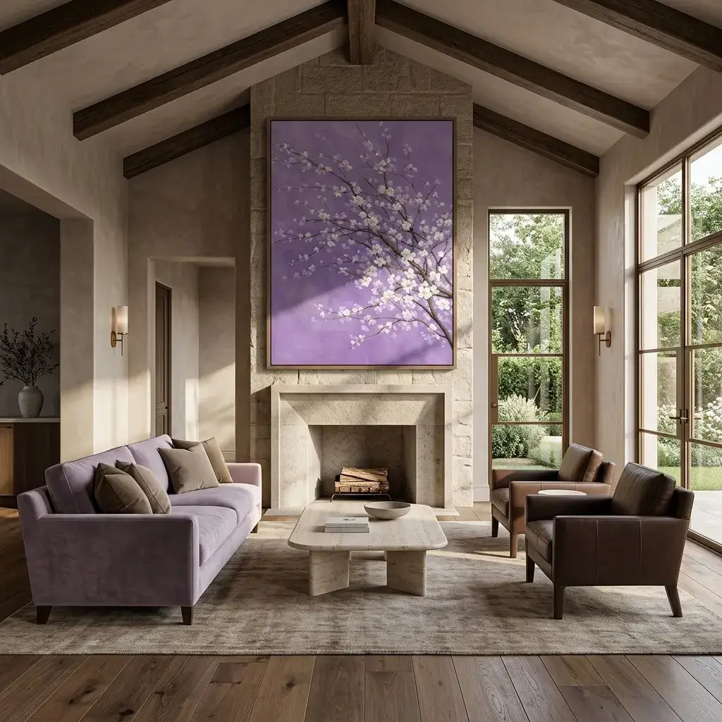 Lilac Reverie Canvas Art