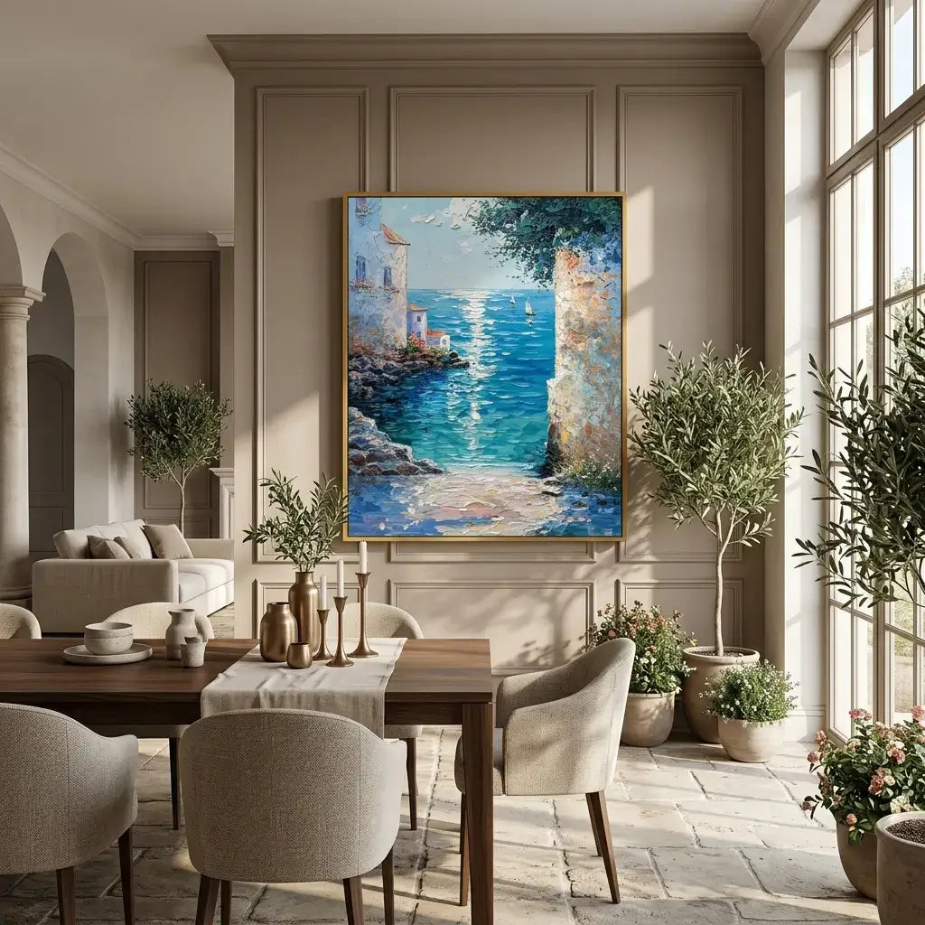 Blue Waters Canvas Art