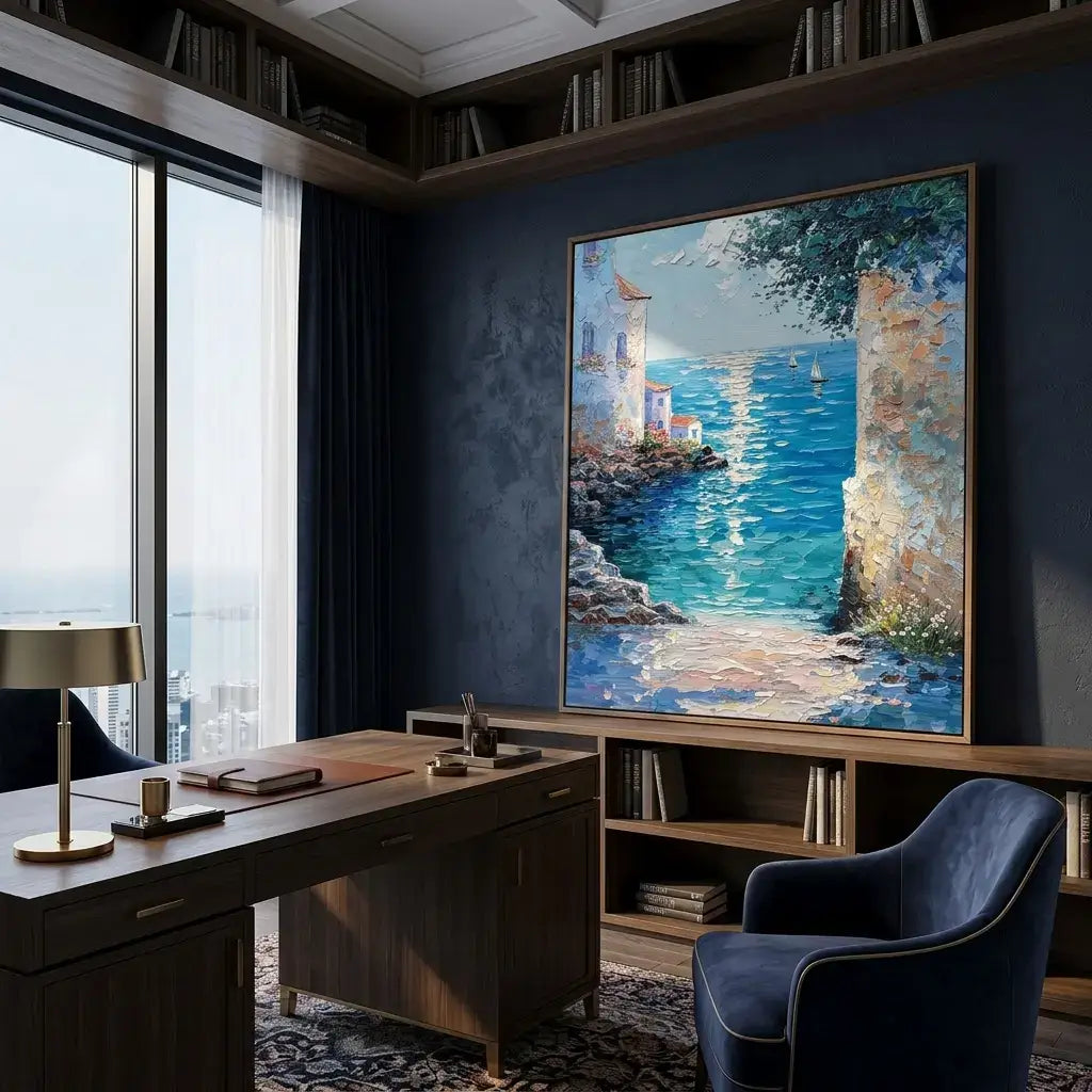 Blue Waters Canvas Art