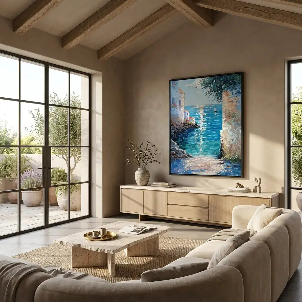 Blue Waters Canvas Art
