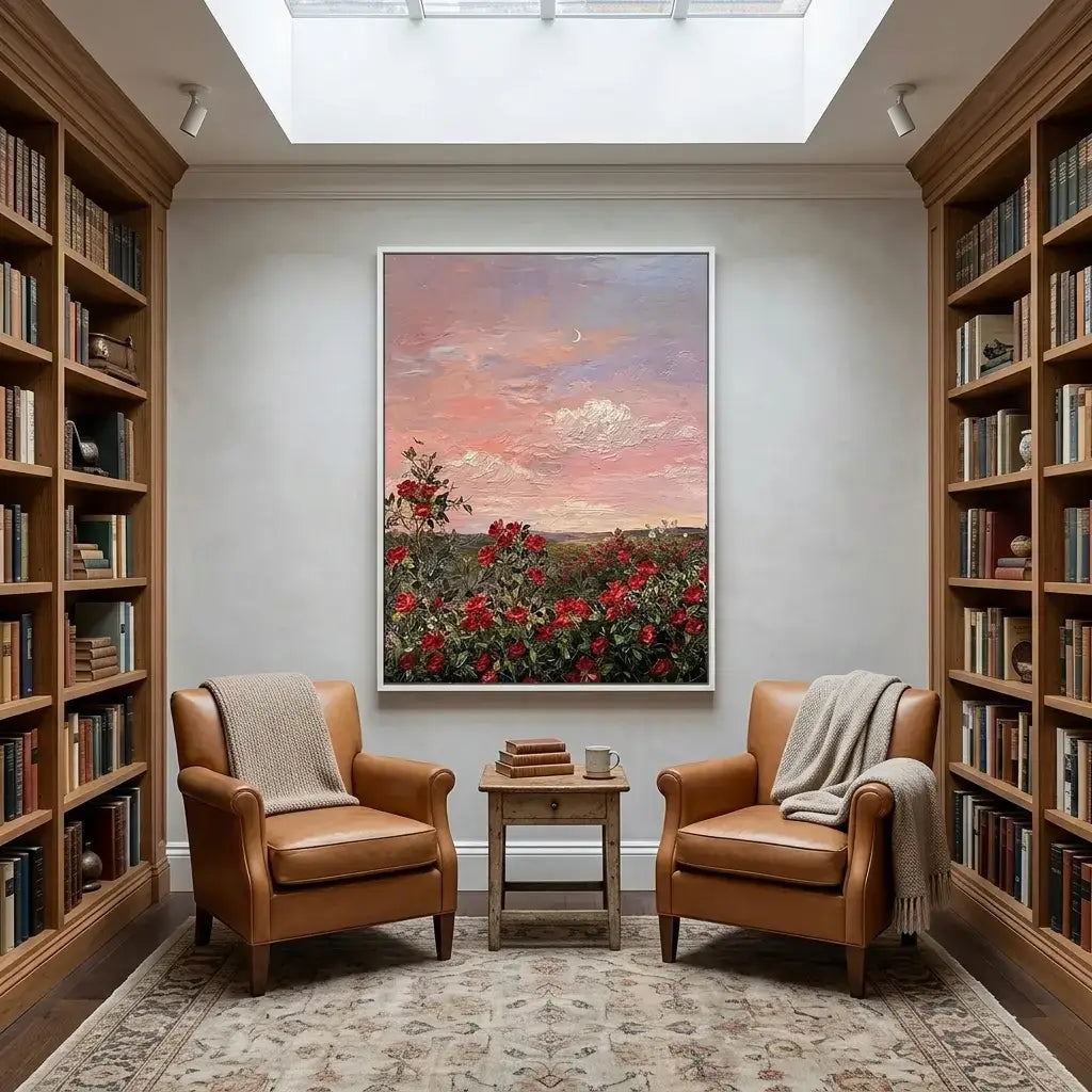 Evening Garden Canvas Art