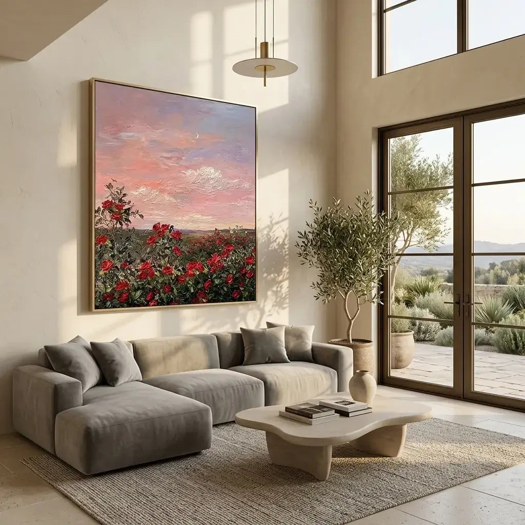 Evening Garden Canvas Art