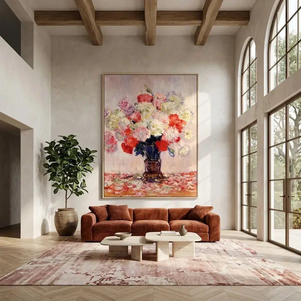 Soft Bouquet Canvas Art