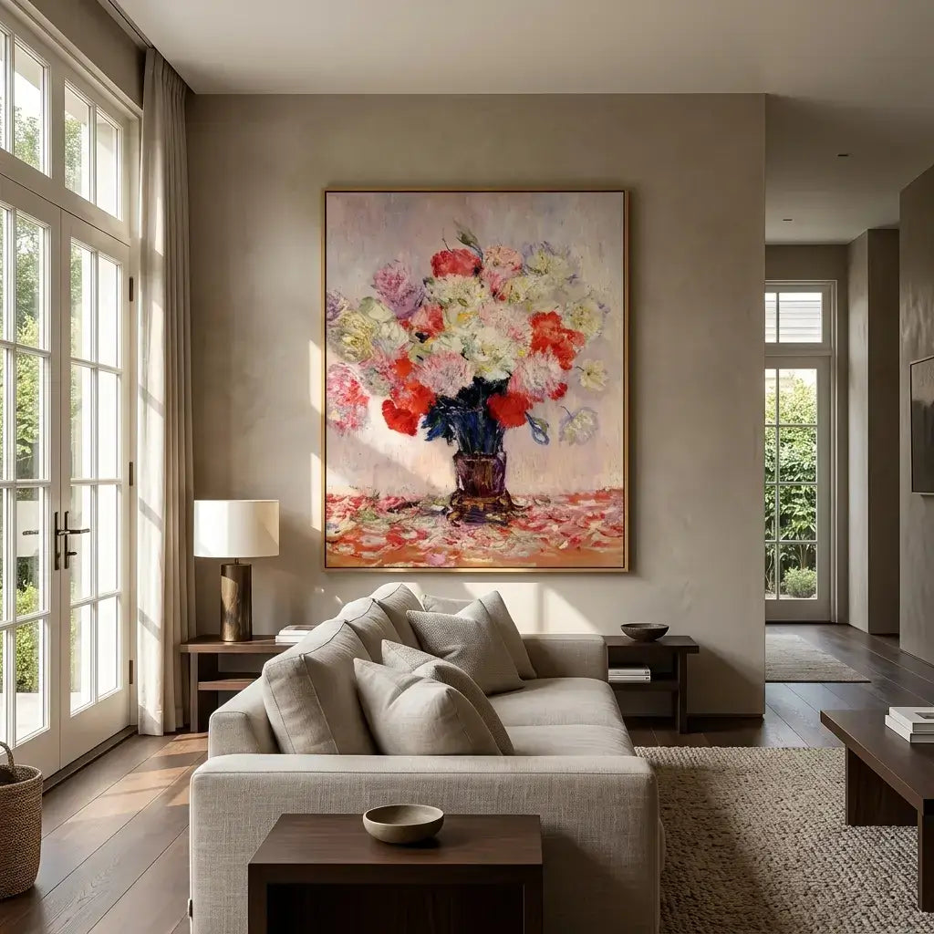 Soft Bouquet Canvas Art
