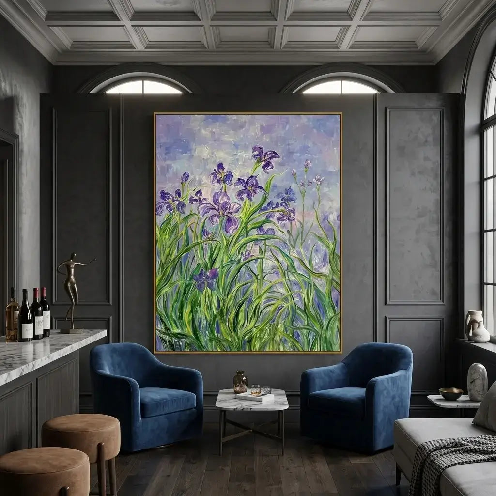 Iris Garden Canvas Art