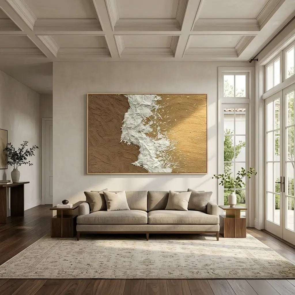Golden Shore Canvas Art