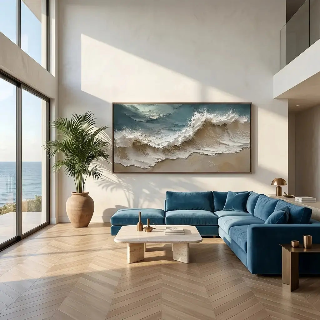 Rolling Waves Canvas Art