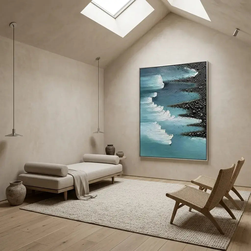 Silver Tide Canvas Art