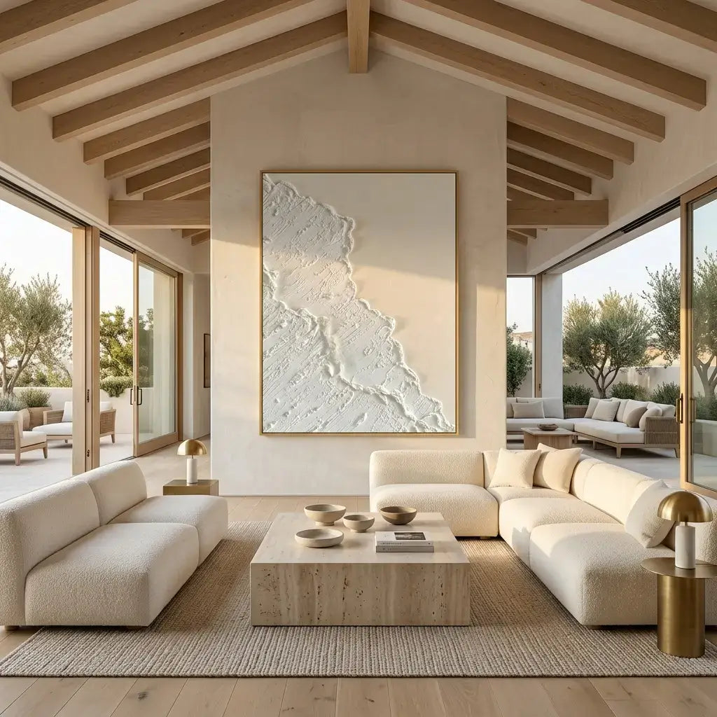 Ivory Tide Canvas Art