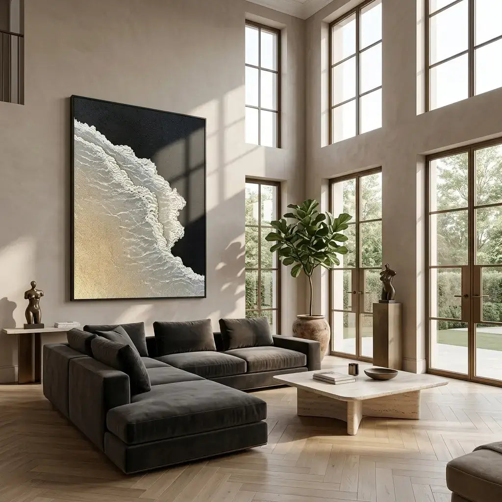Sandy Current Canvas Art
