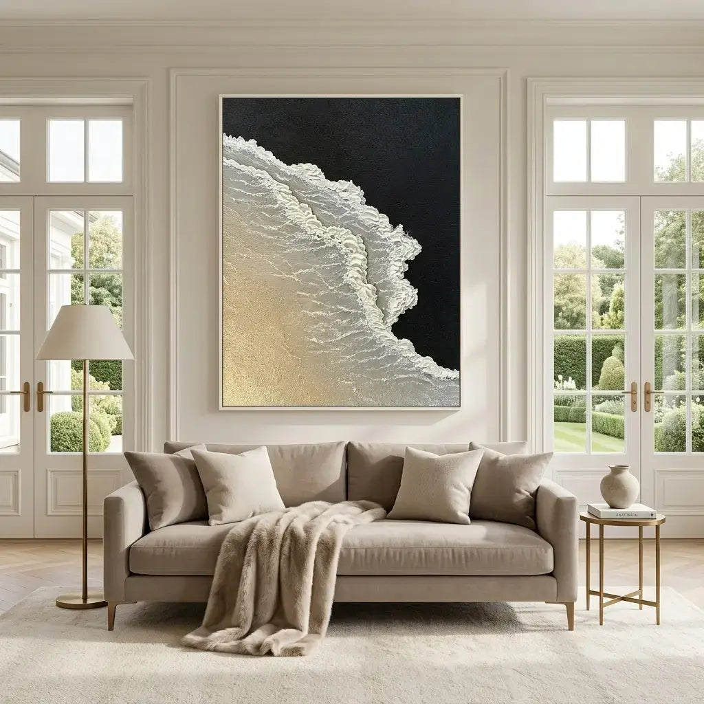 Sandy Current Canvas Art