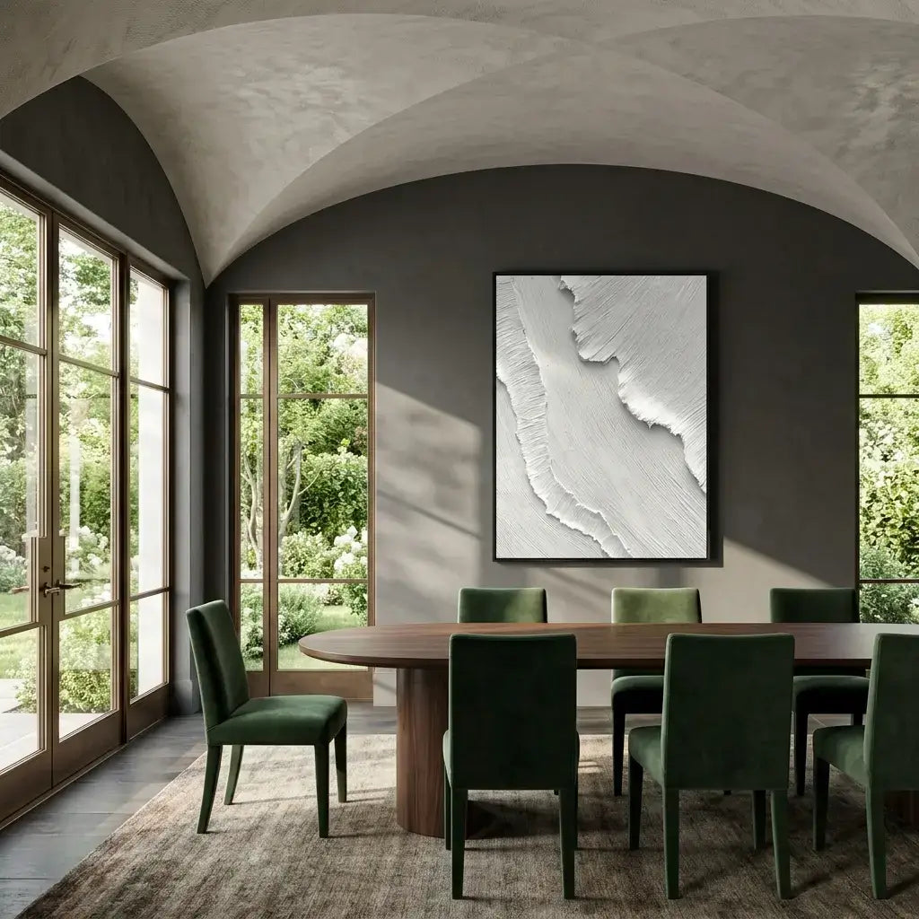 White Tide Canvas Art