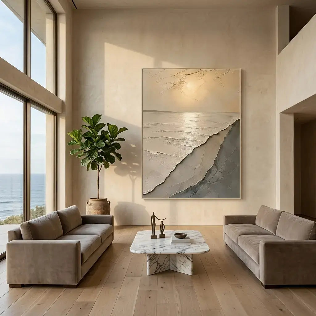 Golden Horizon Canvas Art