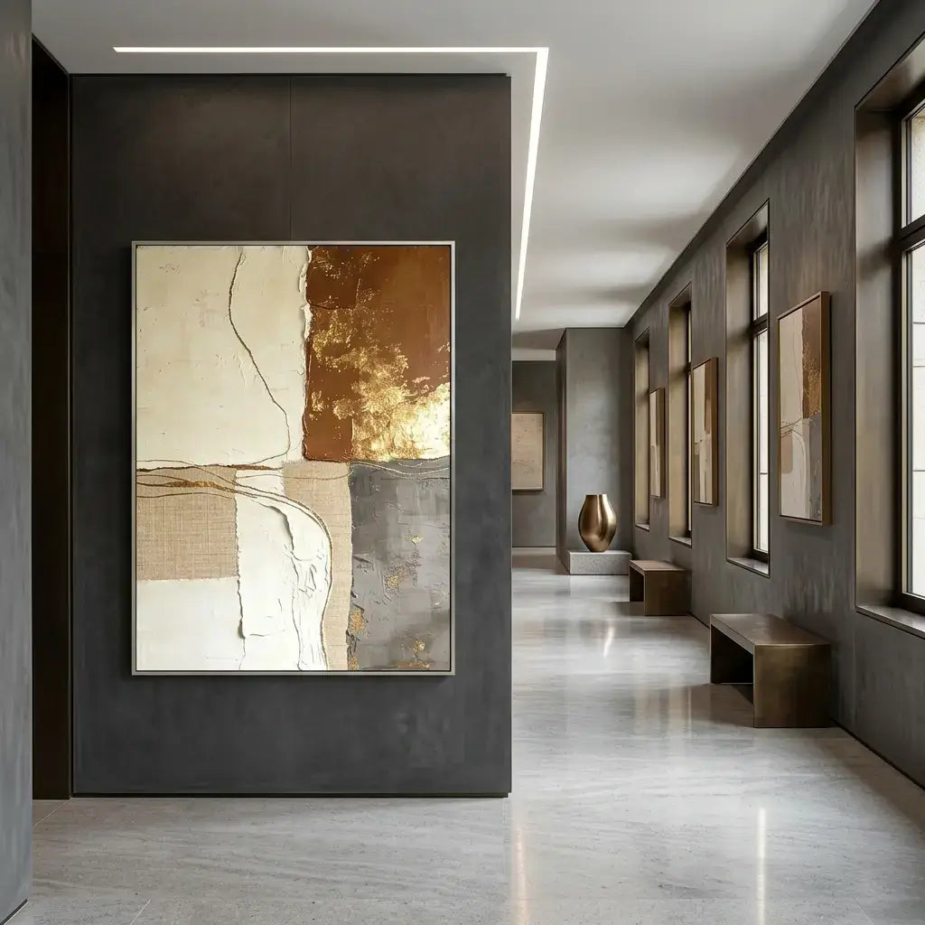 Golden Silence Canvas Art