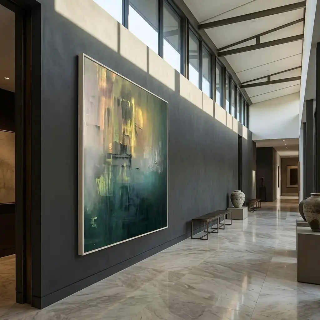 Misty Green Canvas Art