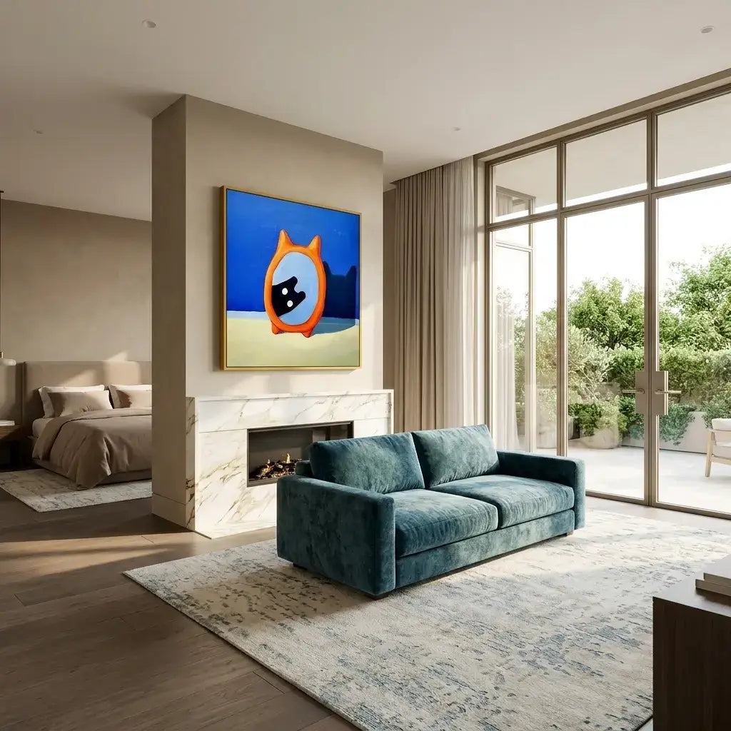 Blue Reflection Wall Art