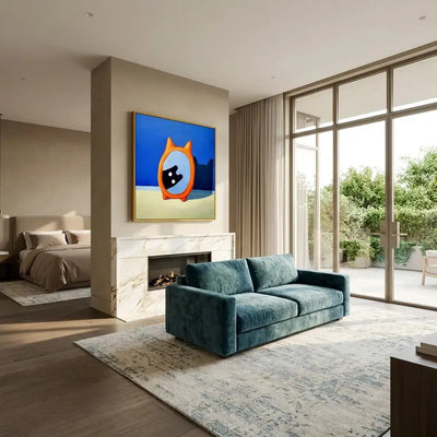 Blue Reflection Wall Art