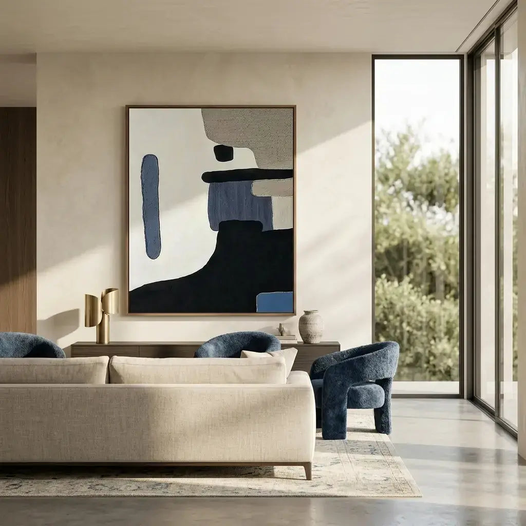 Quiet Geometry: Canvas Wall Art