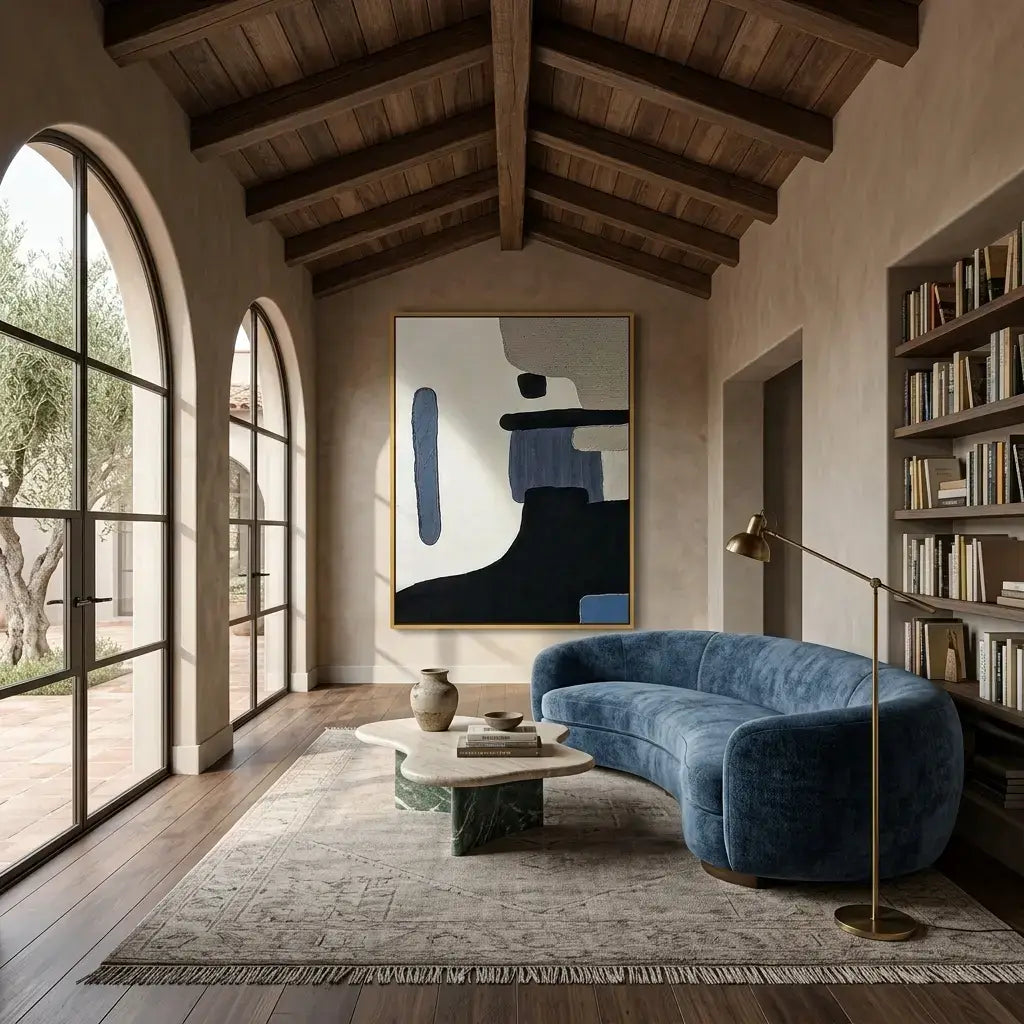 Quiet Geometry: Canvas Wall Art