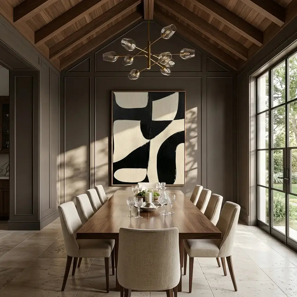 Black & Ivory: Canvas Wall Art