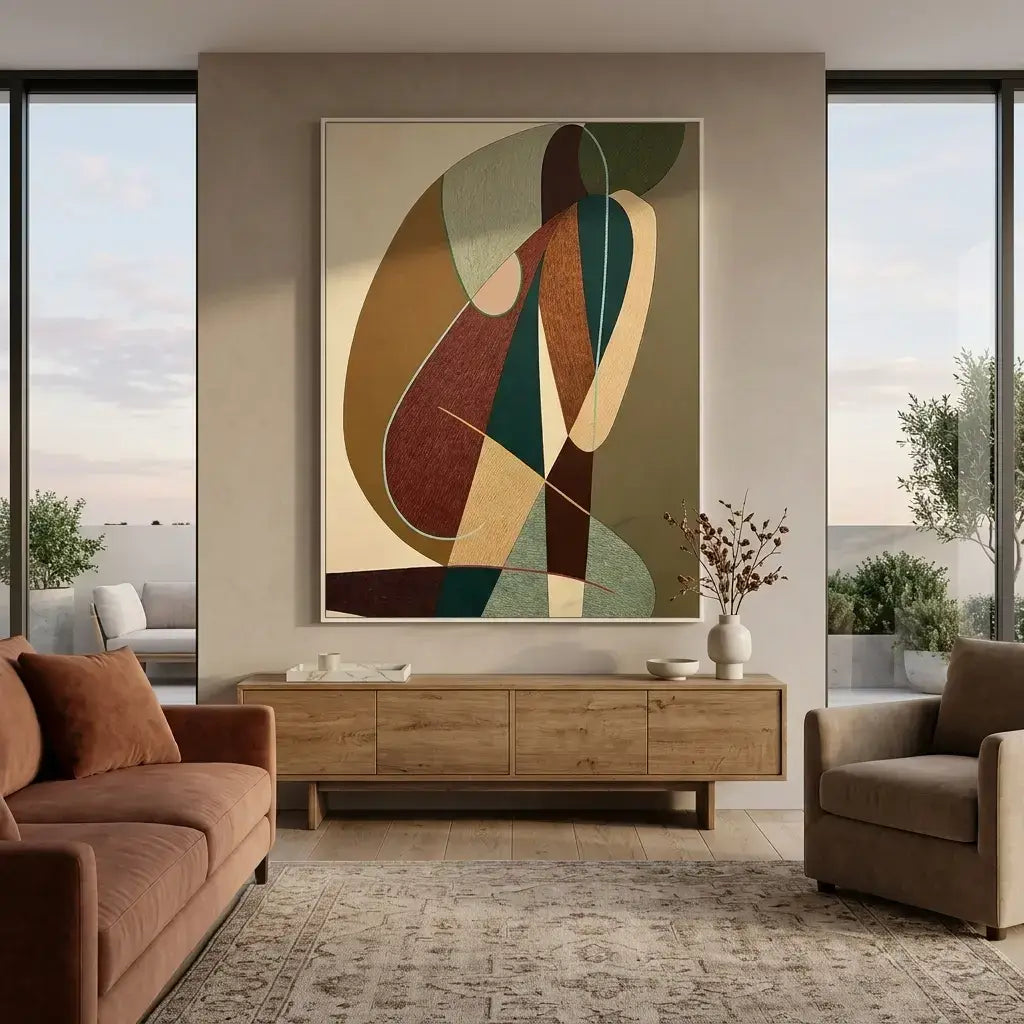 Curved Motion: Canvas Wall Art