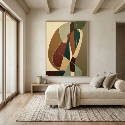 Curved Motion: Canvas Wall Art