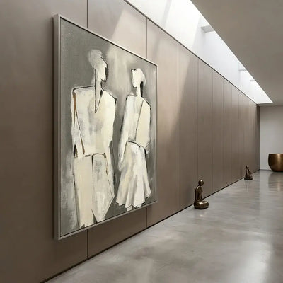Silent Figures: Canvas Wall Art