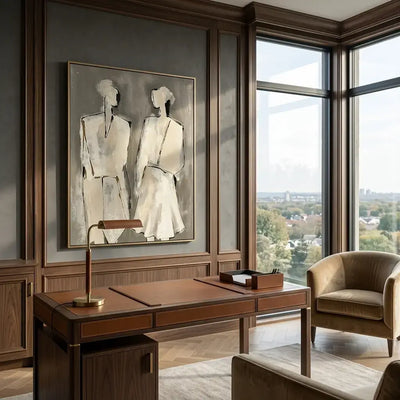 Silent Figures: Canvas Wall Art