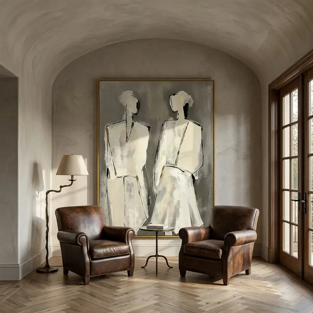 Silent Figures: Canvas Wall Art